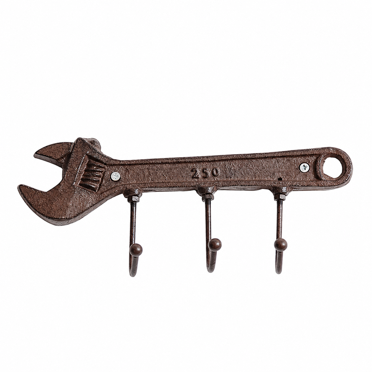Porte-Manteau Mural Métal Vintage Industriel – Patère Clé 3 Crochets