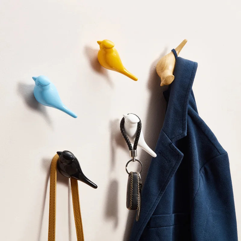 Porte-Manteau Mural Patère Oiseau Design – crochet déco entrée