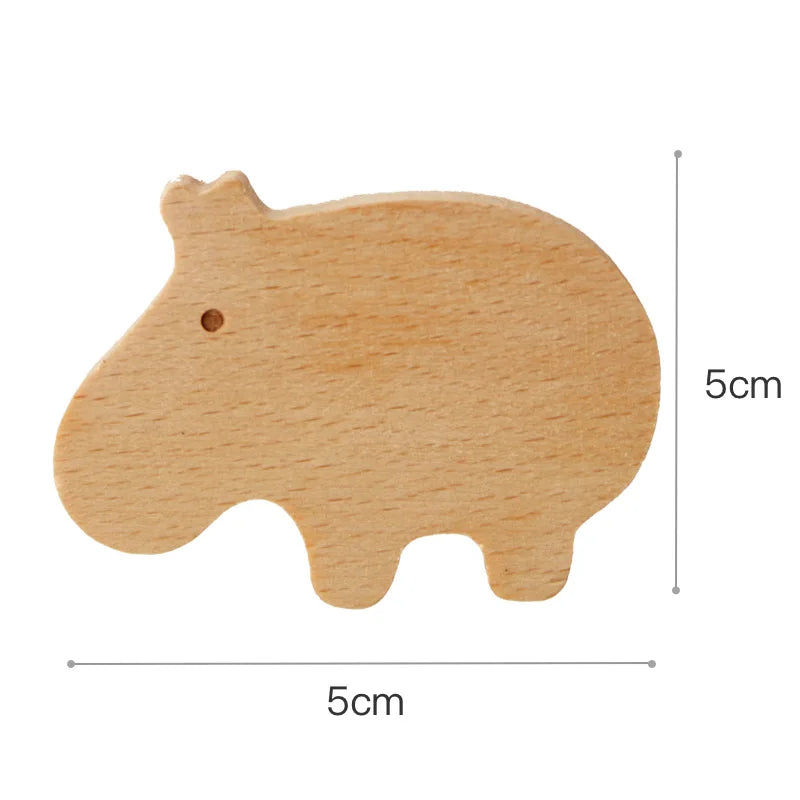 Porte-Manteau Mural Bois Enfant – Patère Animal Déco Sans Percer