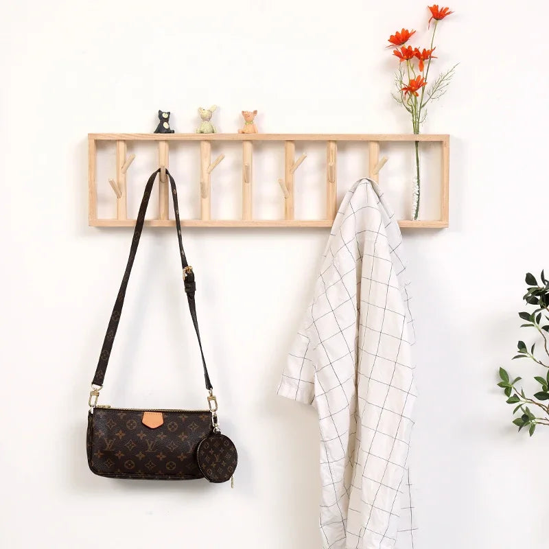 Porte-Manteau Mural Bois Étagère Design – votre entrée enfin rangée