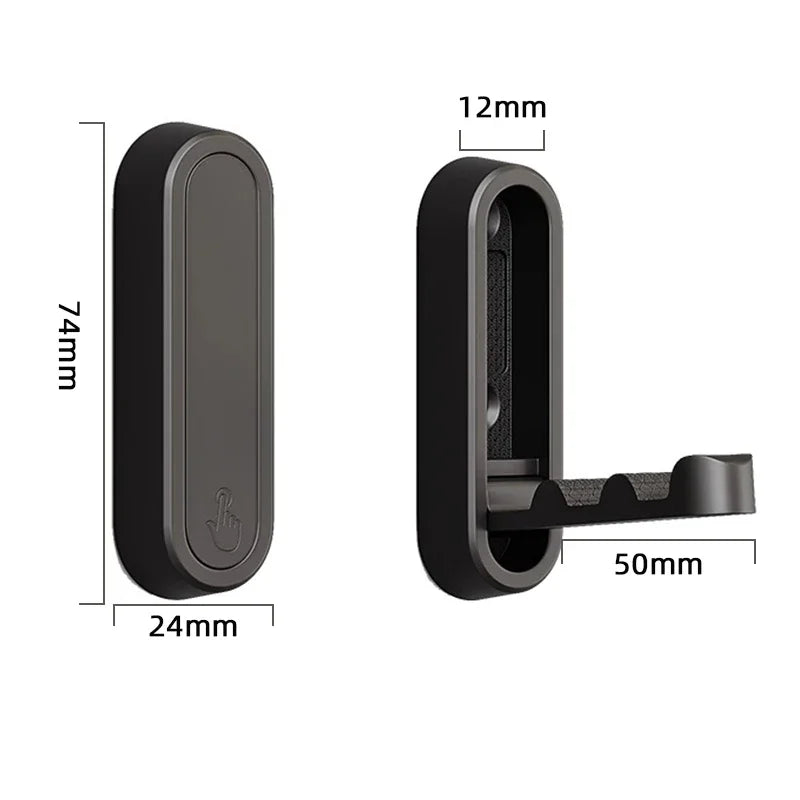 Porte-Manteau Mural Métal Pliable – Patère Sans Percer Gain de Place