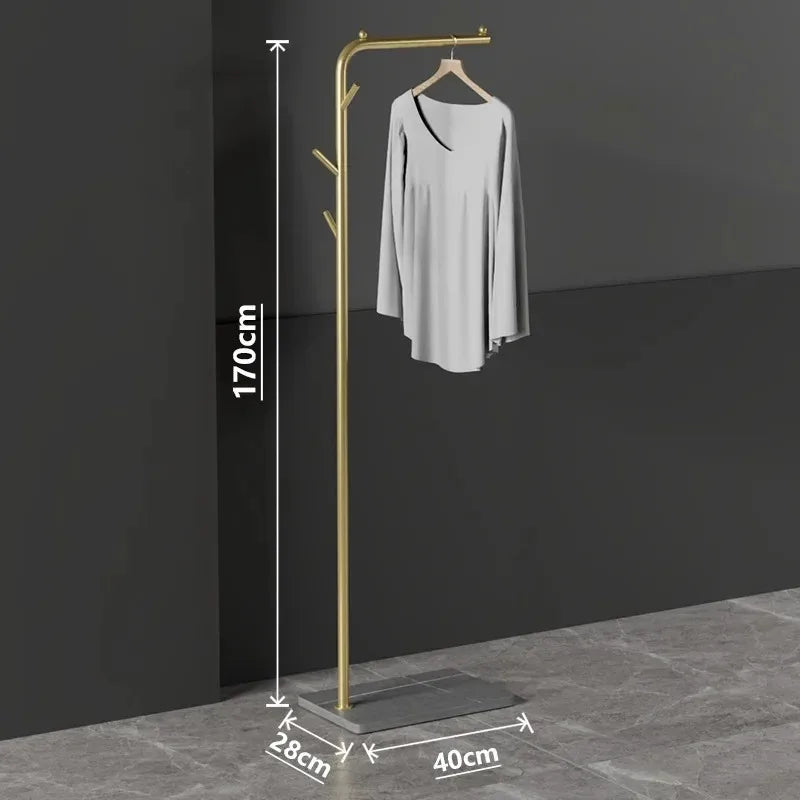 Porte-Manteau sur Pied Métal Perroquet – marbre stable pour entrée