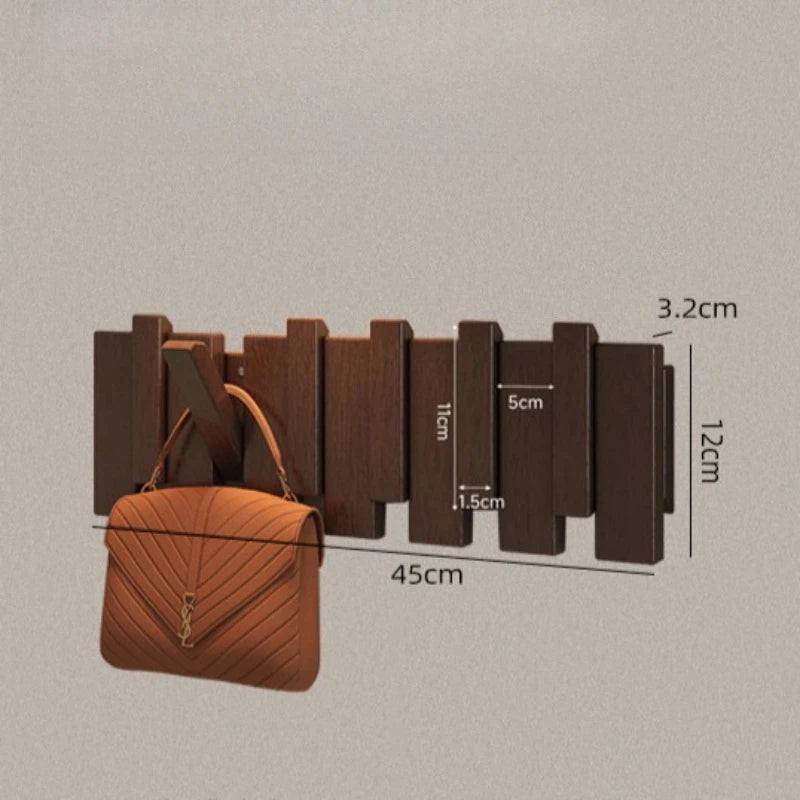 Meuble Porte-Manteau Bois Massif Aimanté – Vestiaire Grande Capacité