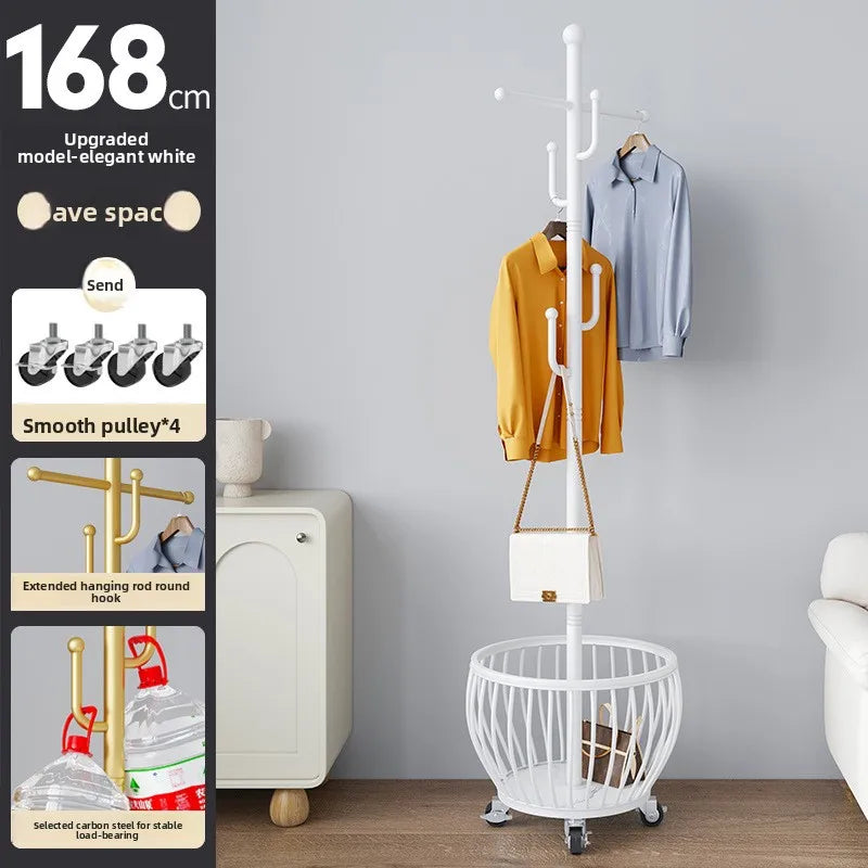 Porte-Manteau sur Pied Métal Design Moderne – Chambre Sans Fouillis