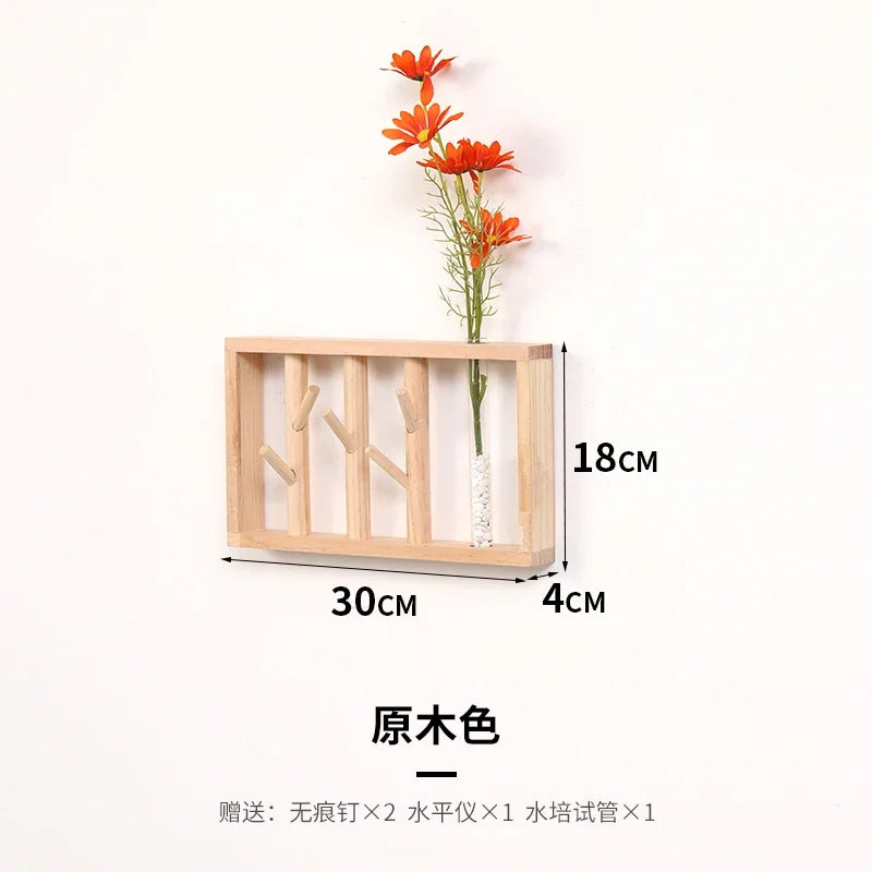 Porte-Manteau Mural Bois Étagère Design – votre entrée enfin rangée