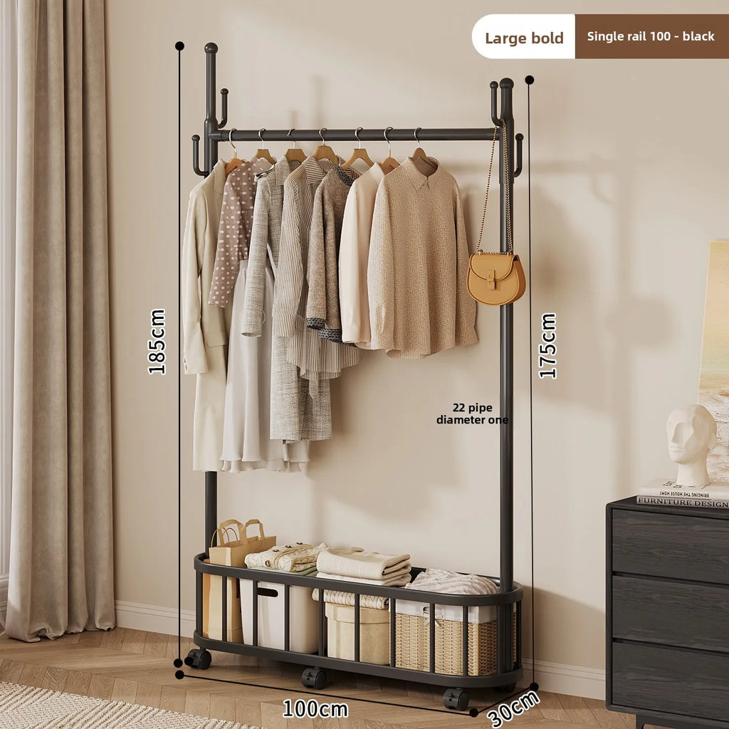 Porte-Manteau sur Pied à Roulettes Design – Chambre et Entrée