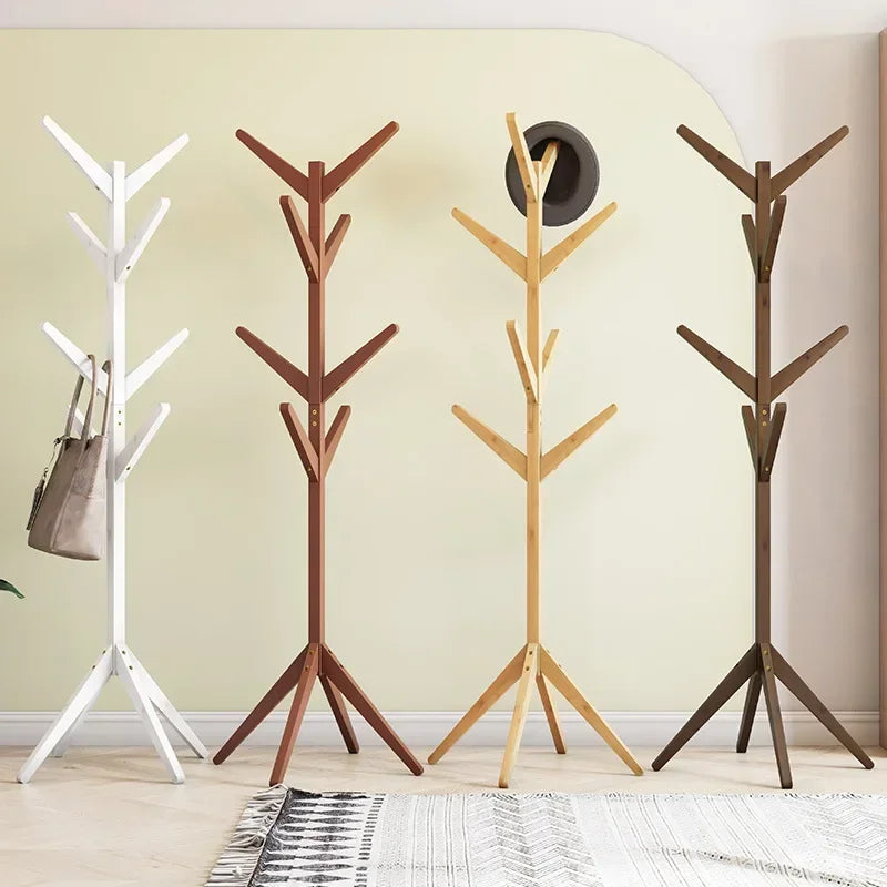 Freestanding Tree Coat Rack with 8 Hooks – Space-Saving Entryway