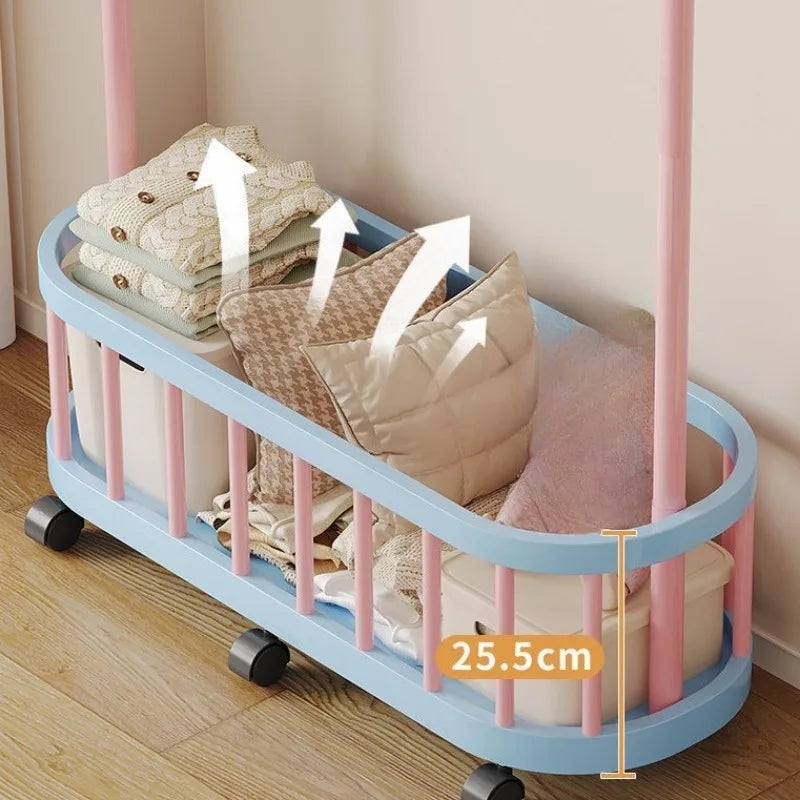 Porte-Manteau sur Pied à Roulettes Design – Chambre et Entrée