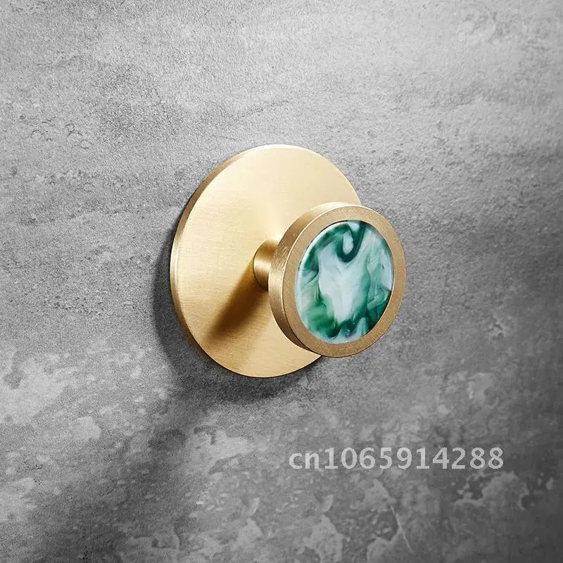 Patère Murale Laiton Design Sans Percer – Porte-Manteau d'Entrée