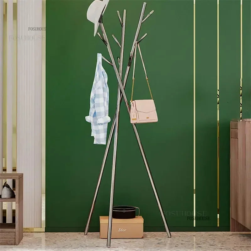 Porte-Manteau sur Pied Métal Design Hôtel – Penderie Premium Entrée