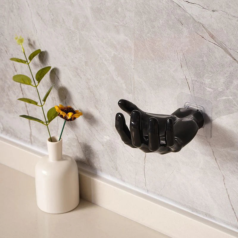 Patère Murale Main Design – Porte-Manteau Sans Percer, Entrée Chic