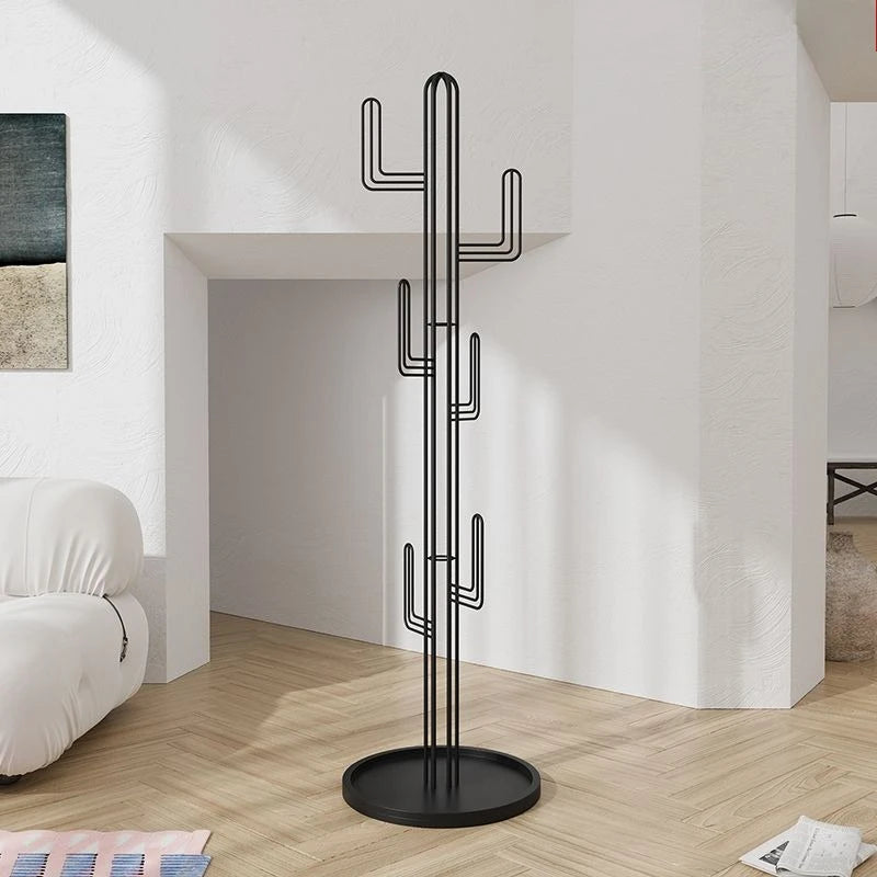 Freestanding Metal Cactus Design Coat Rack – space-saving for your entryway