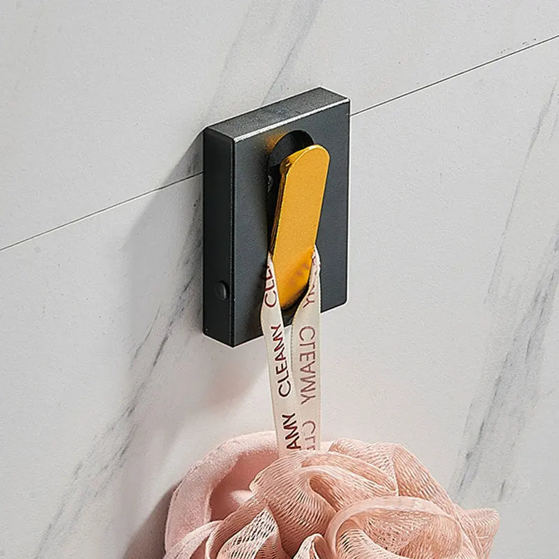 Patère Murale Pliable Métal – Porte-Manteau Invisible 5 Crochets