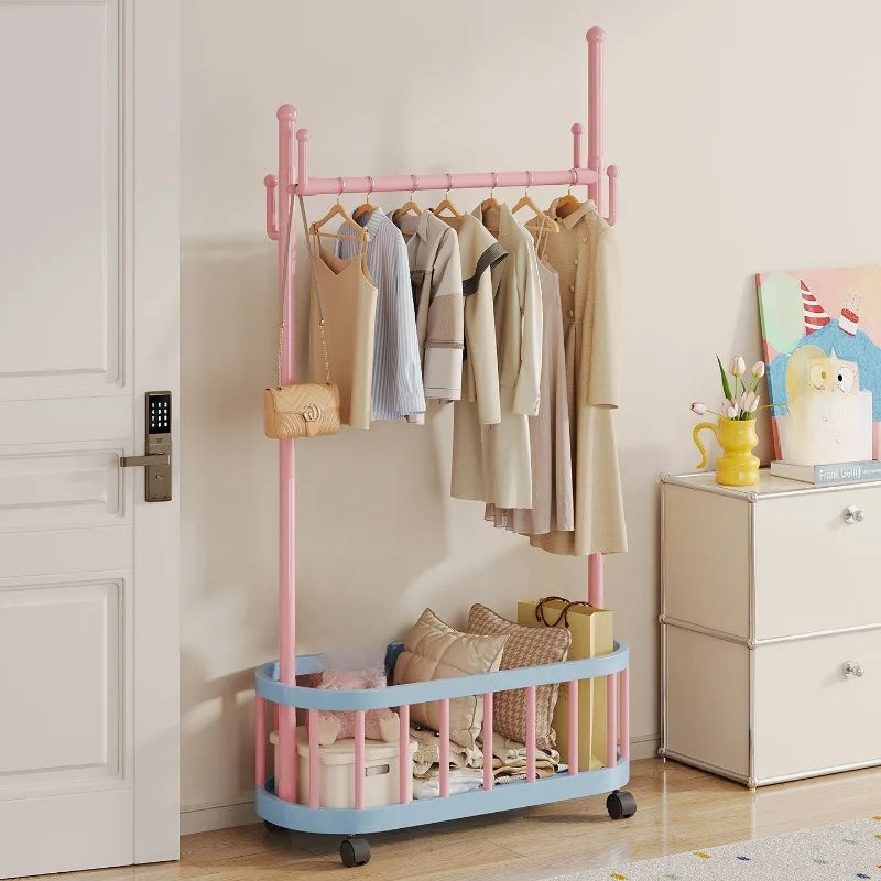 Porte-Manteau sur Pied à Roulettes Design – Chambre et Entrée