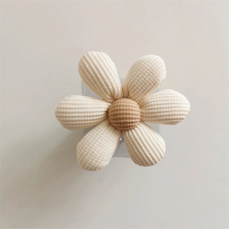 Porte-Manteau Mural Enfant Bois – Patère Fleur Adhésive Sans Percer