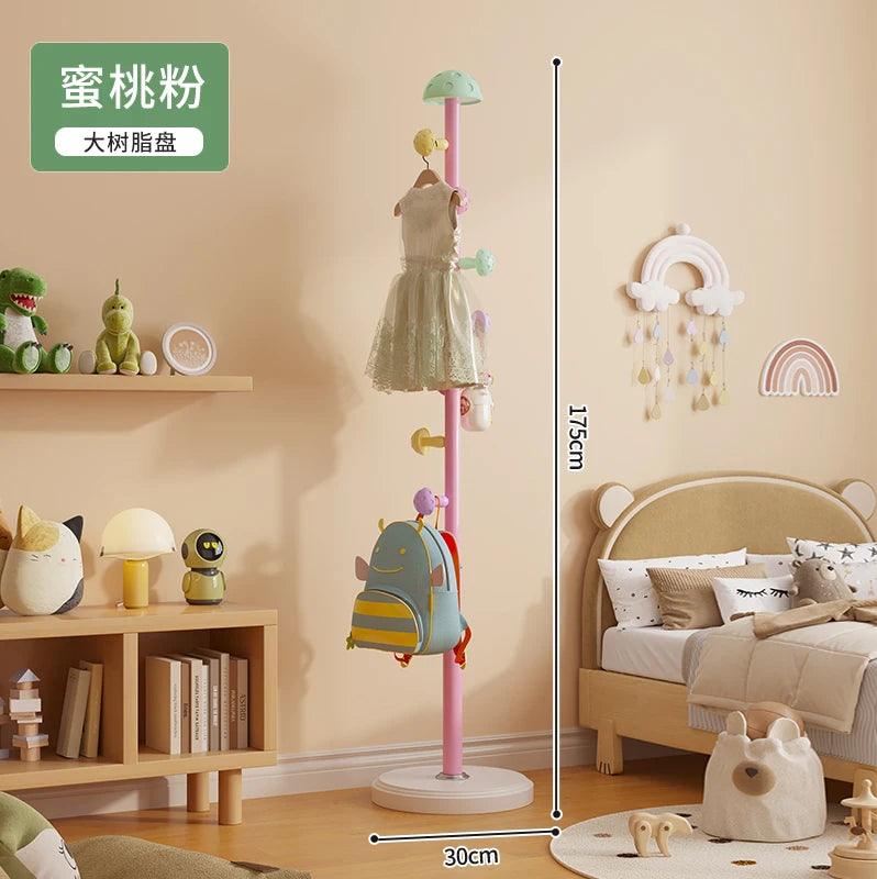 Porte-Manteau Enfant sur Pied en Bois – Chambre Rangée Sans Effort