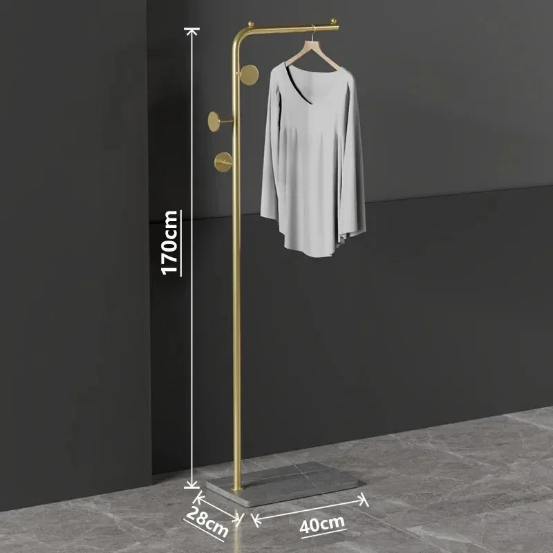 Porte-Manteau sur Pied Métal Perroquet – marbre stable pour entrée