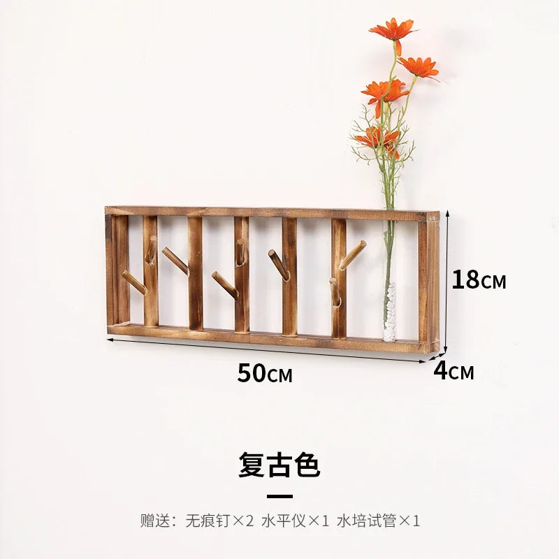 Porte-Manteau Mural Bois Étagère Design – votre entrée enfin rangée