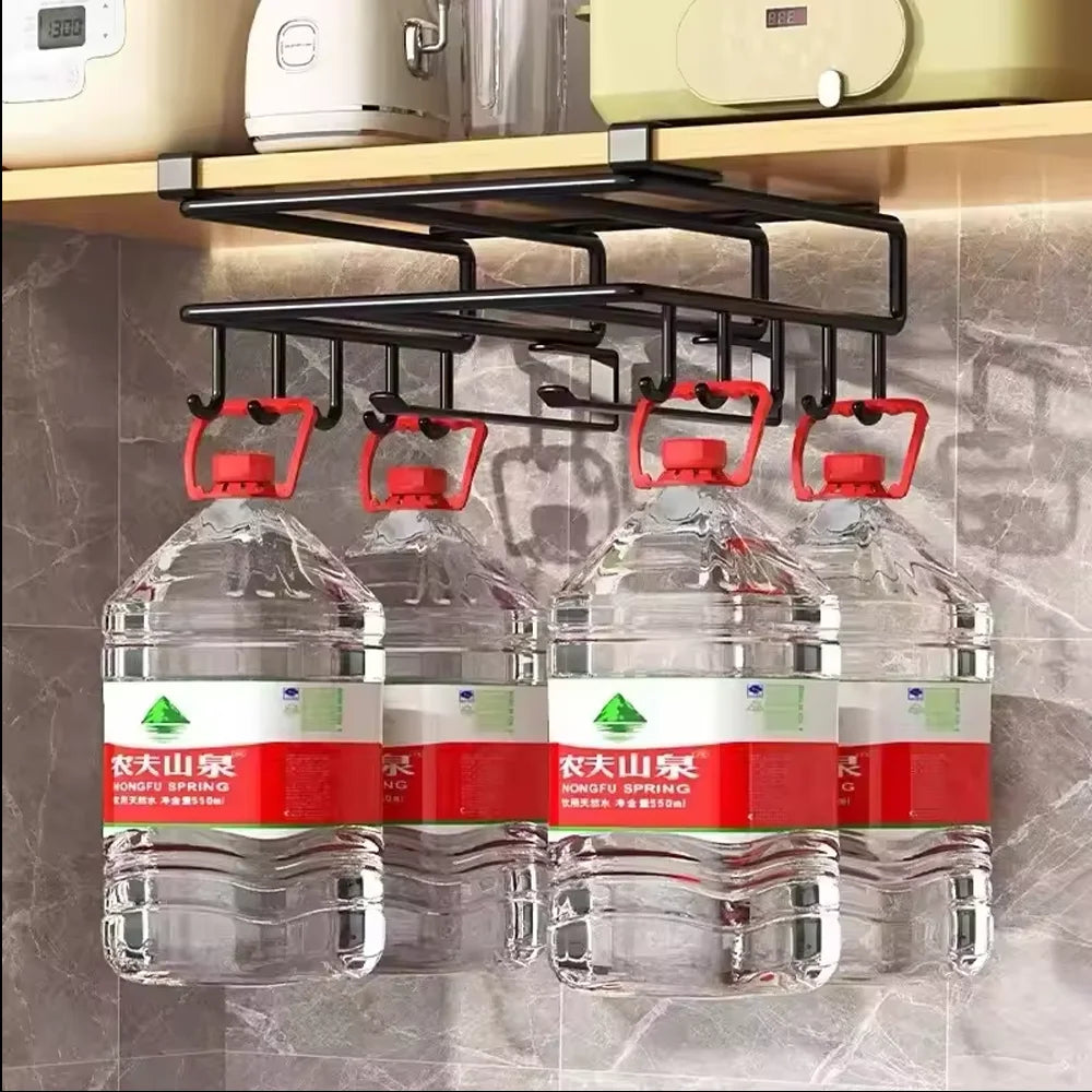 Rangement Suspendu Cuisine Métal – Sous Meuble, Sans Perçage