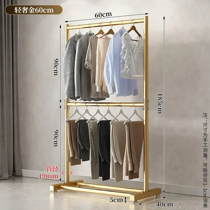 Porte-Manteau sur Pied Métal Pliable – penderie mobile pour chambre