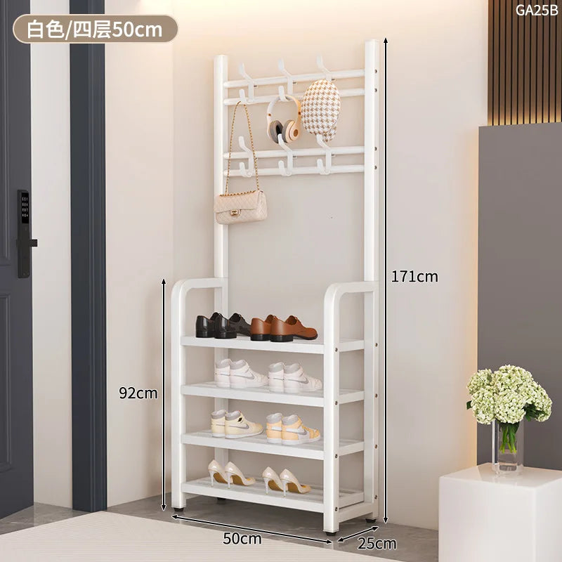 Multi-Tier Metal Shoe Rack – Space-Saving Storage