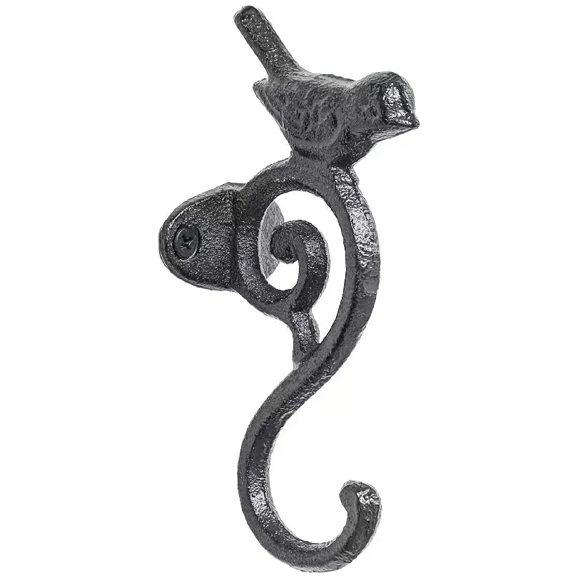 Patère Murale Fonte Oiseau – Porte-Manteau Vintage Entrée et Jardin