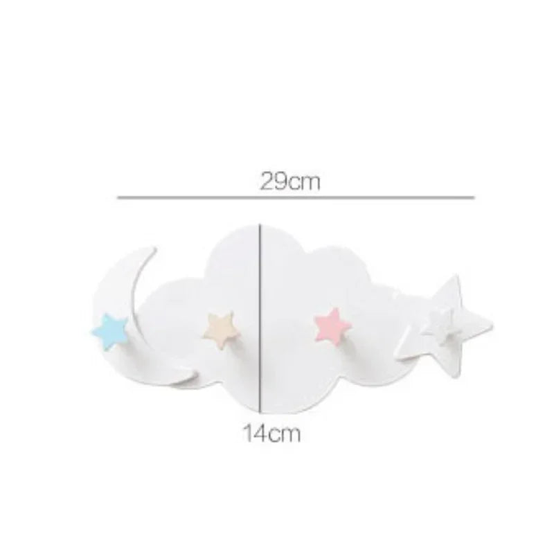 Patère Murale Nuage Adhésive Sans Percer – Manteaux, Sacs & Serviettes
