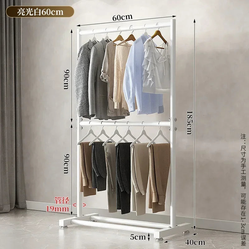Porte-Manteau sur Pied Métal Pliable – penderie mobile pour chambre