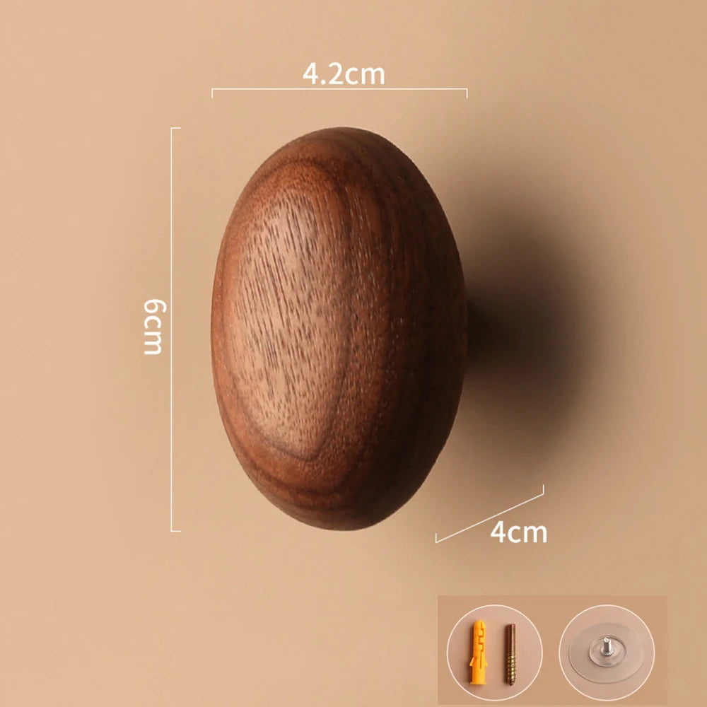 Patère Porte-Manteau Mural Bois Design – Galet Déco pour Entrée