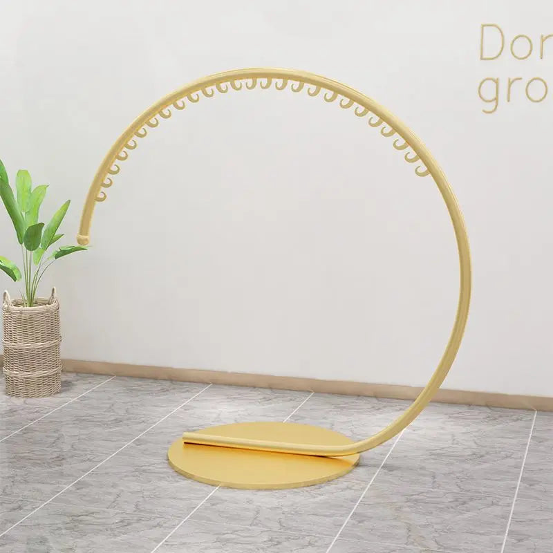 Freestanding Metal Coat Rack – ideal for entryway, stable base