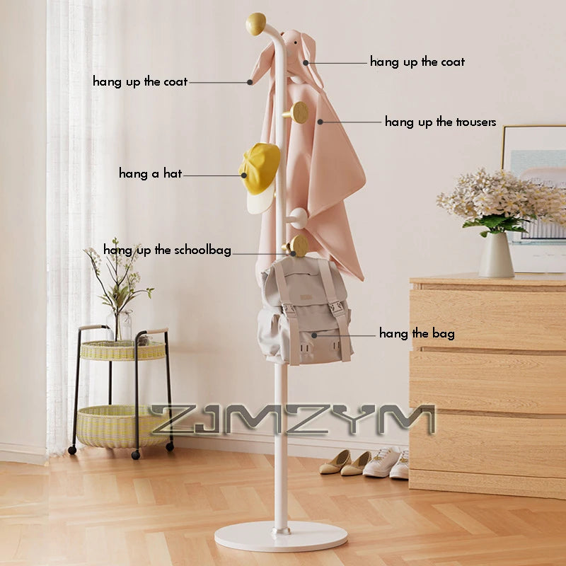 Porte-Manteau Sur Pied Métal Design Moderne – Coins Anti-Chocs
