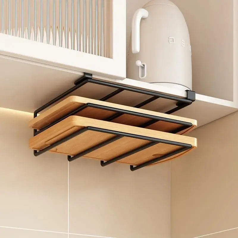 Rangement Suspendu Cuisine Métal – Sous Meuble, Sans Perçage