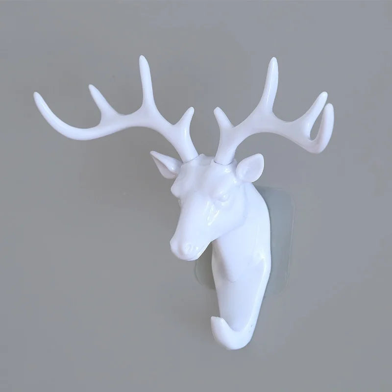 Porte-Manteau Mural Cerf Vintage – Patère Originale Déco d'Entrée