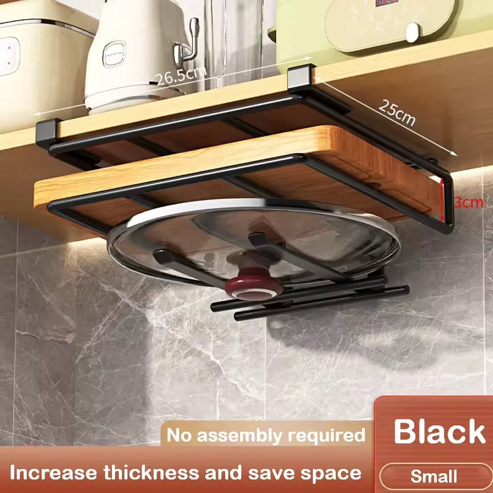 Rangement Suspendu Cuisine Métal – Sous Meuble, Sans Perçage