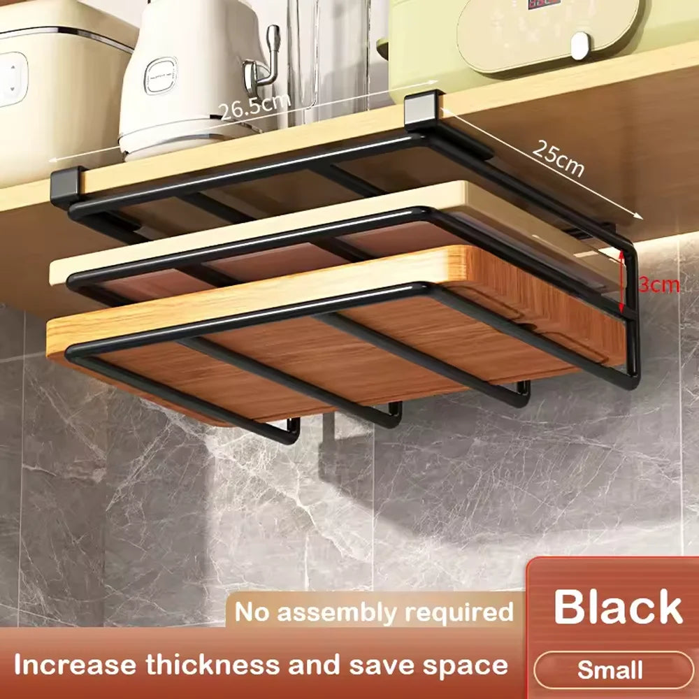 Rangement Suspendu Cuisine Métal – Sous Meuble, Sans Perçage