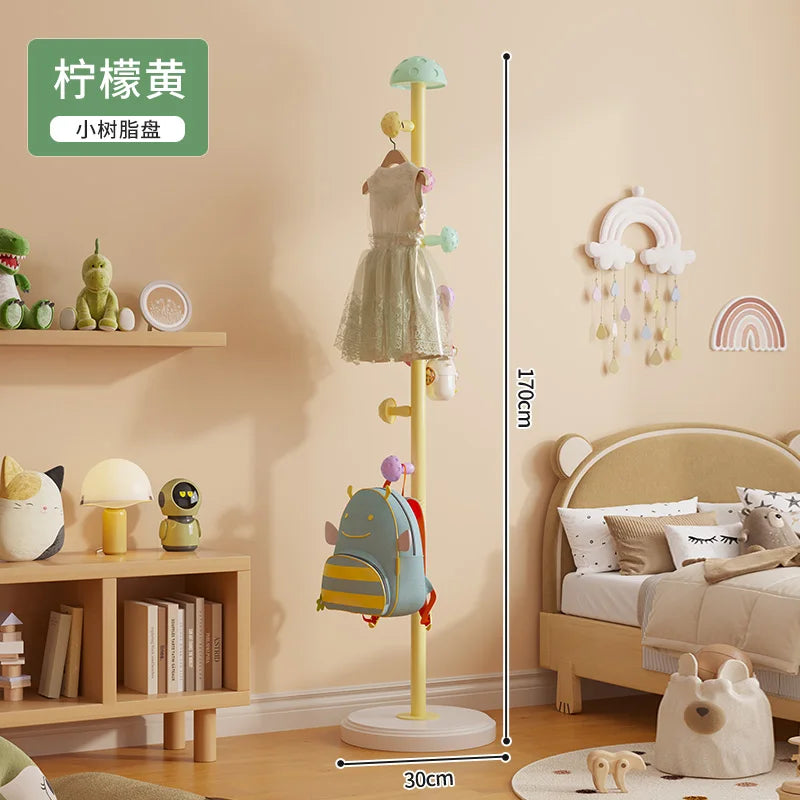 Porte-Manteau Enfant sur Pied en Bois – Chambre Rangée Sans Effort
