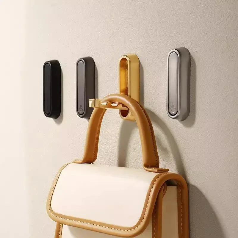 Porte-Manteau Mural Métal Pliable – Patère Sans Percer Gain de Place