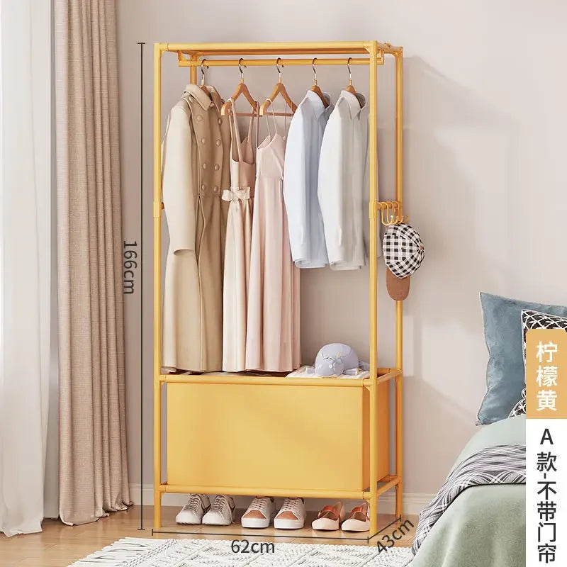Porte-Manteau Entrée Métal avec Étagère – Rangement Chaussures
