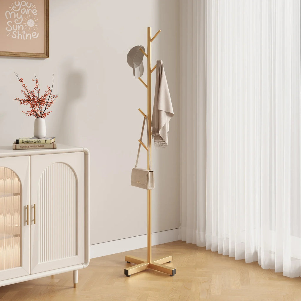 Porte-Manteau sur Pied Métal Design Moderne – Sans Percer