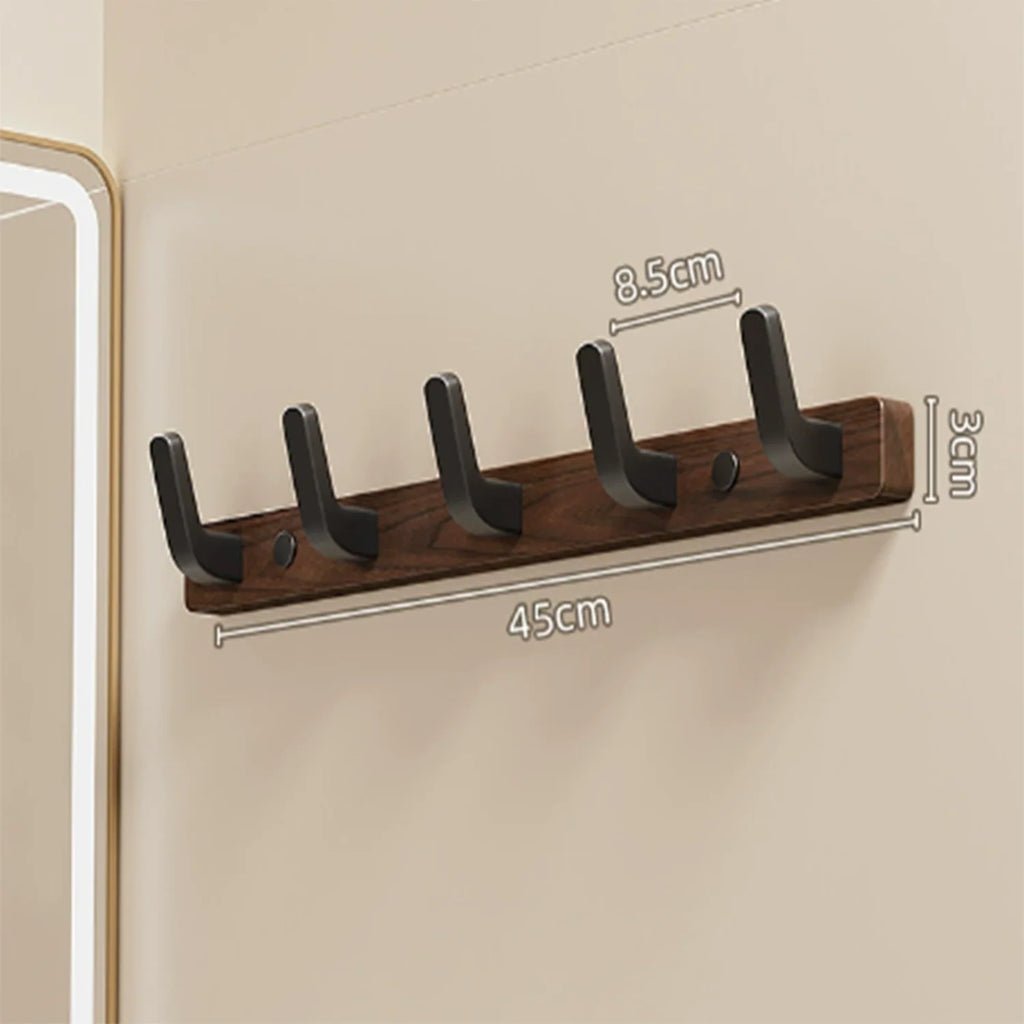 Porte-Manteau Mural Bois avec Étagère Design – entrée toujours rangée