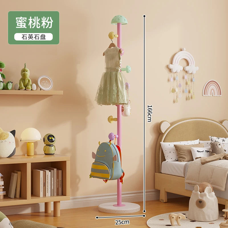 Porte-Manteau Enfant sur Pied en Bois – Chambre Rangée Sans Effort