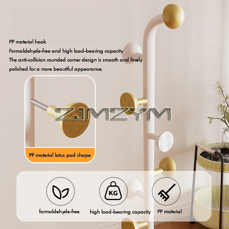Porte-Manteau Sur Pied Métal Design Moderne – Coins Anti-Chocs