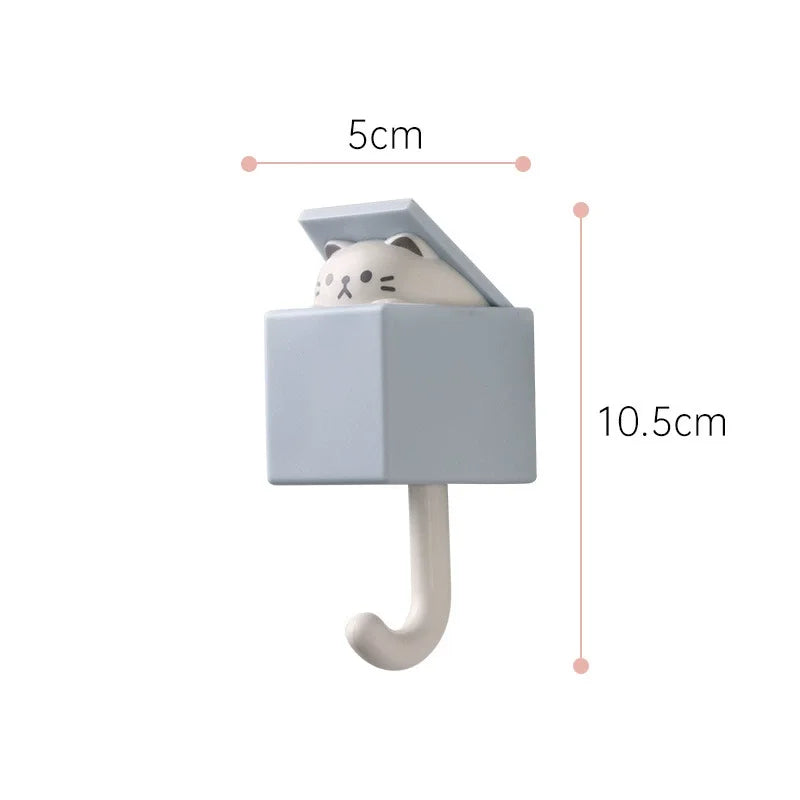 Patère Murale Adhésive Animaux Enfant – Porte-Manteau Sans Percer