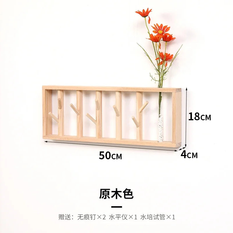 Porte-Manteau Mural Bois Étagère Design – votre entrée enfin rangée