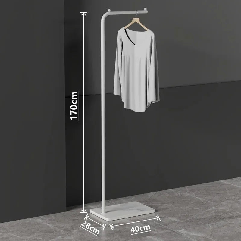 Parrot Metal Standing Coat Rack – stable marble for entryway