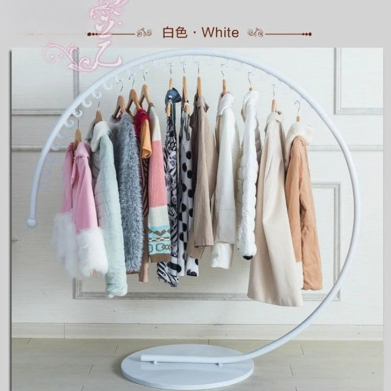 Freestanding Metal Coat Rack – ideal for entryway, stable base