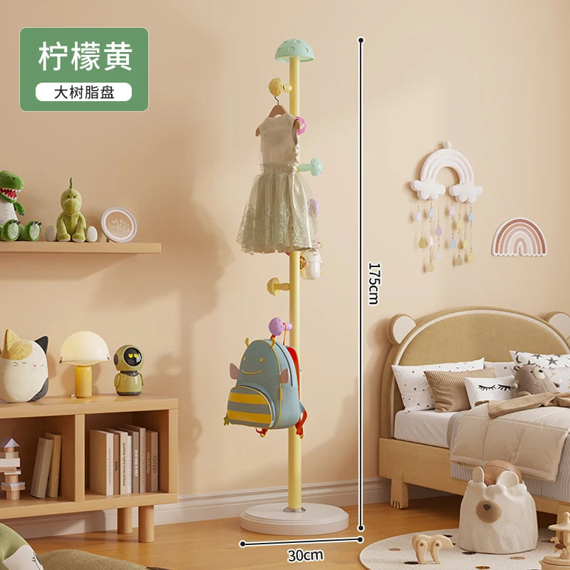 Porte-Manteau Enfant sur Pied en Bois – Chambre Rangée Sans Effort