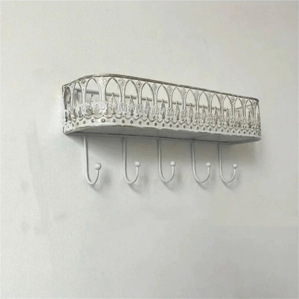 Porte-Manteau Mural Métal Vintage Original – Patère Rétro 5 Crochets