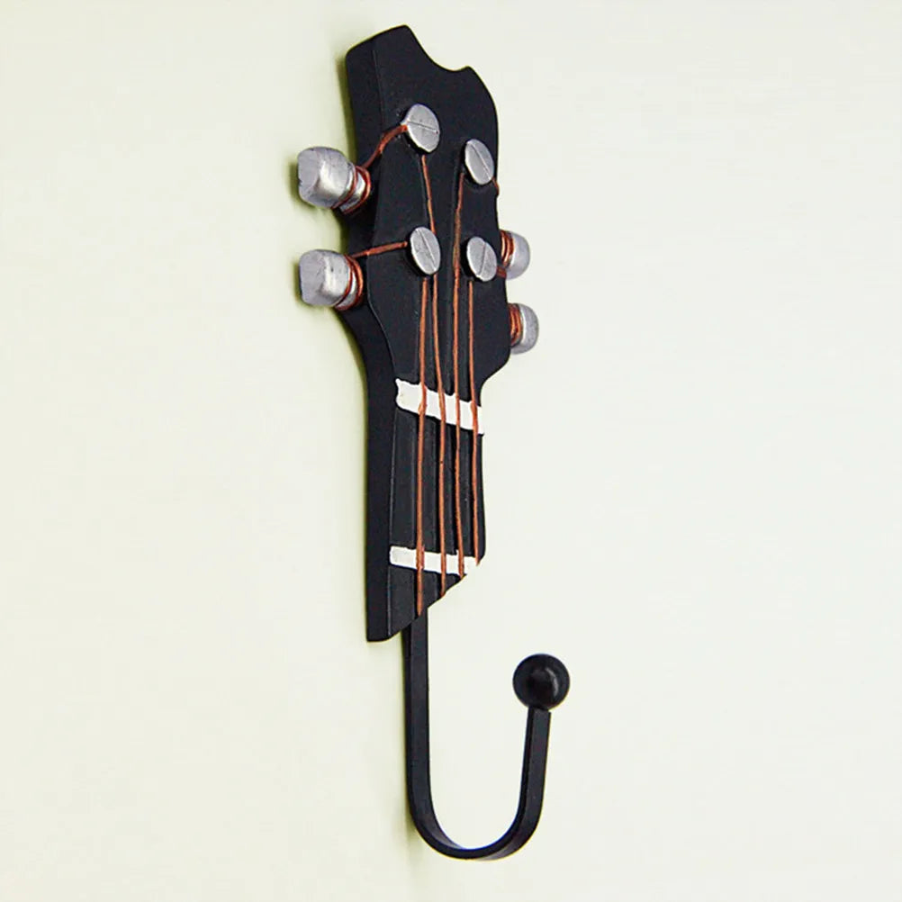 Porte-Manteau Mural Original Design Guitare – Lot de 3 Crochets Déco