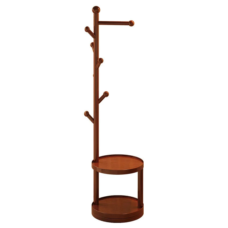 Porte-Manteau sur Pied Bois à Roulettes – Rangement Chambre et Entrée